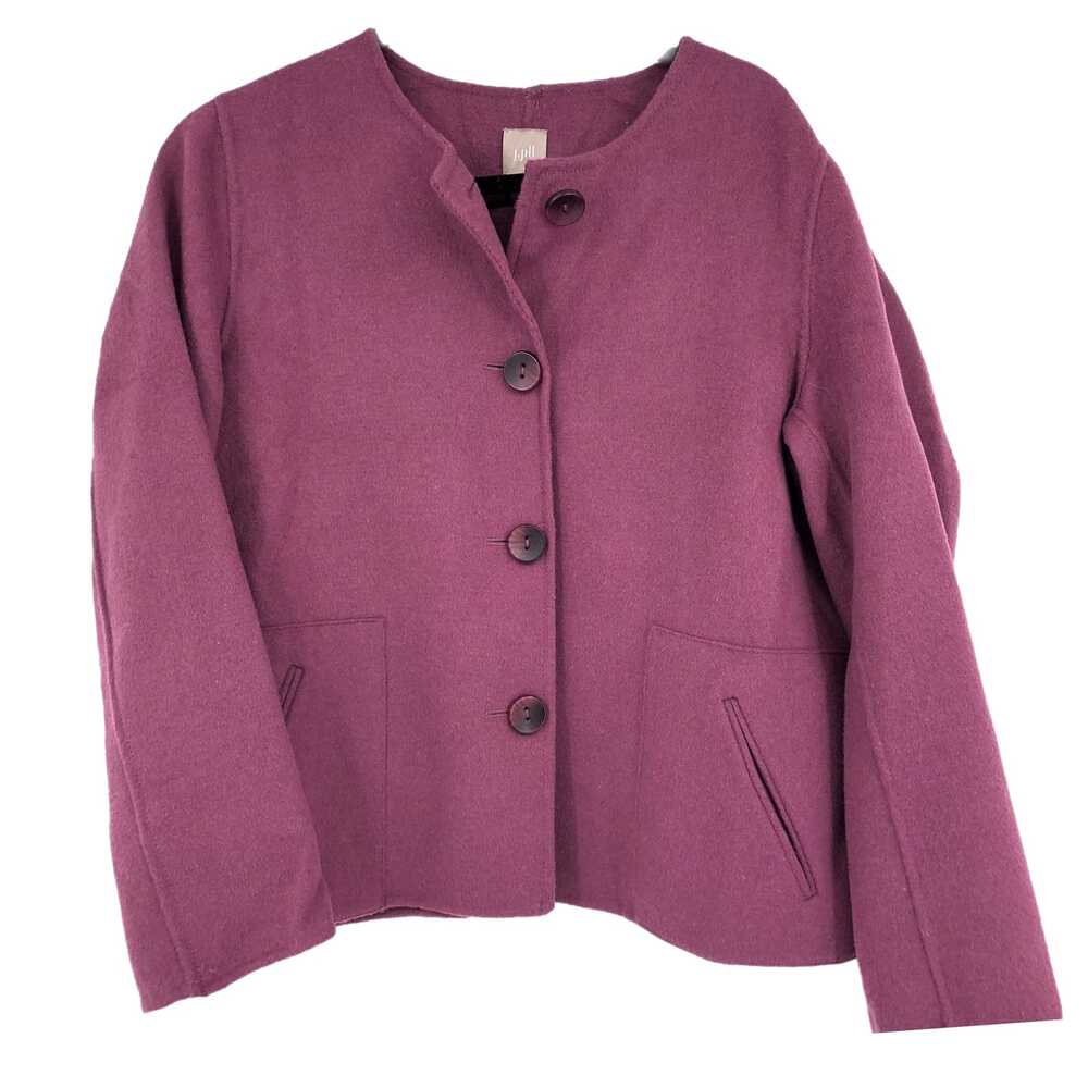 J. Jill Purple Pea Coat | Womens L